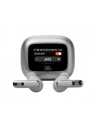 ყურსასმენი: JBL Live Beam 3 True Wireless Losed-stick Earbuds Silver - JBLLIVEBEAM3SIL