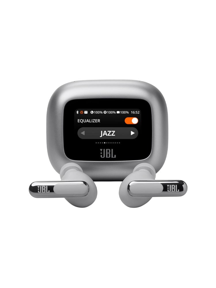 ყურსასმენი: JBL Live Beam 3 True Wireless Losed-stick Earbuds Silver - JBLLIVEBEAM3SIL