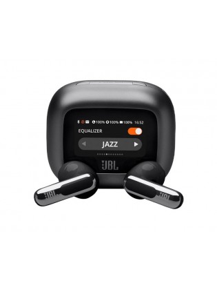 ყურსასმენი: JBL Live Flex 3 True Wireless Noise Cancelling Earphones With Screen Black - JBLLIVEFLEX3BLK