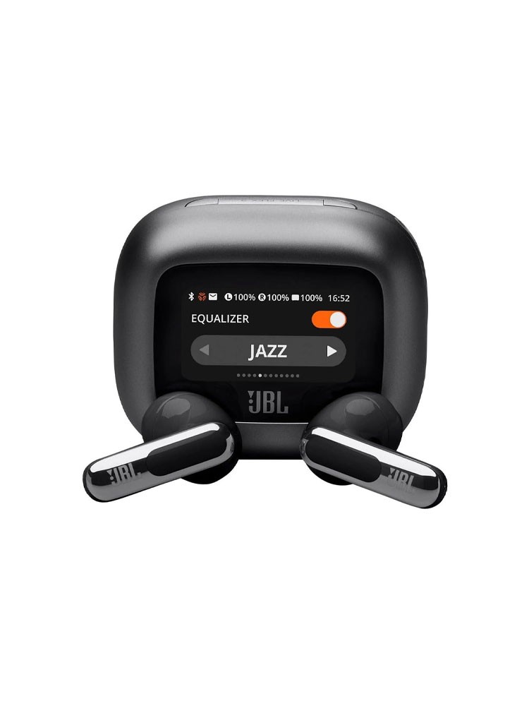 ყურსასმენი: JBL Live Flex 3 True Wireless Noise Cancelling Earphones With Screen Black - JBLLIVEFLEX3BLK