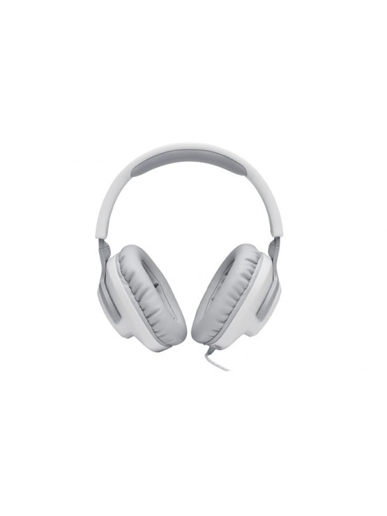 ყურსასმენი: JBL Quantum 100 Wired Over-Ear Gaming Headset White - JBLQUANTUM100WHT