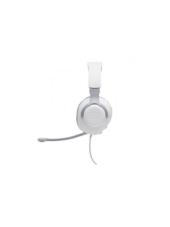 ყურსასმენი: JBL Quantum 100 Wired Over-Ear Gaming Headset White - JBLQUANTUM100WHT