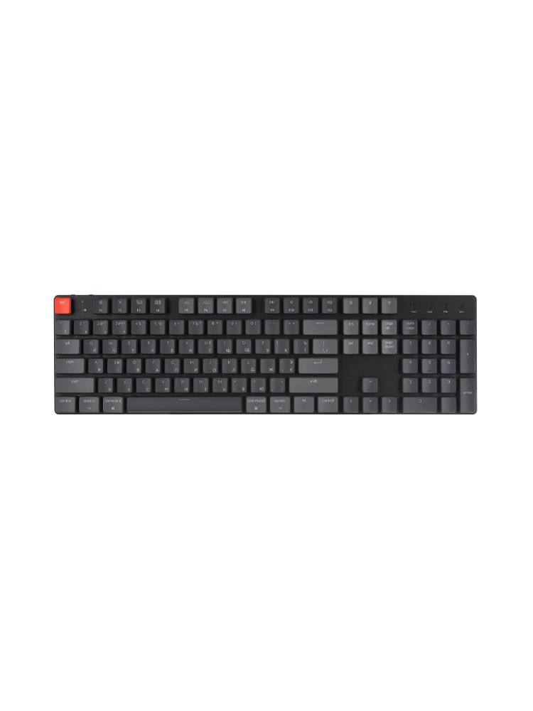 კლავიატურა: Keychron K5SE Optical Red White Led Hot-Swap BT/USB UA Keyboard Black - K5SED1_KEYCHRON