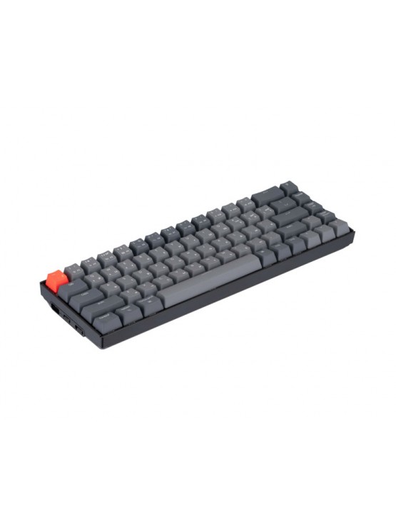 კლავიატურა: Keychron K6 Gateron White LED Red Wireless USB/BT Gaming Keyboard Black - K6O1_Keychron