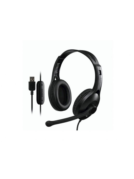 ყურსასმენი: Edifier K800 USB Headset Over Ear Stereo Gaming Black