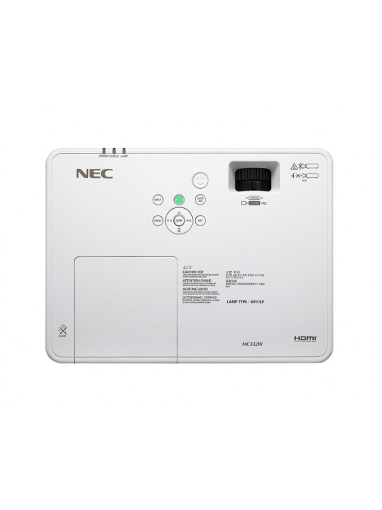 პროექტორი: NEC MC332W 1280x800 3LCD Professional Business Projector 3300Lm 16000:1 White