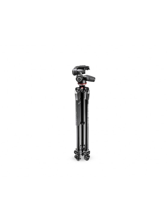 შტატივი: Manfrotto 290 Xtra Aluminium 3-Section Tripod with Head - MK290XTA3-3W