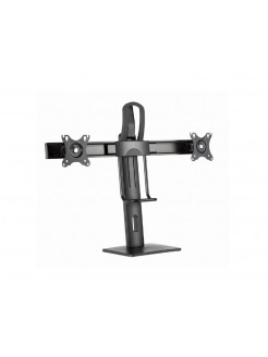 მონიტორის სადგამი: Gembird MS-D2-01 Double monitor desk stand height adjustable 17"-27"