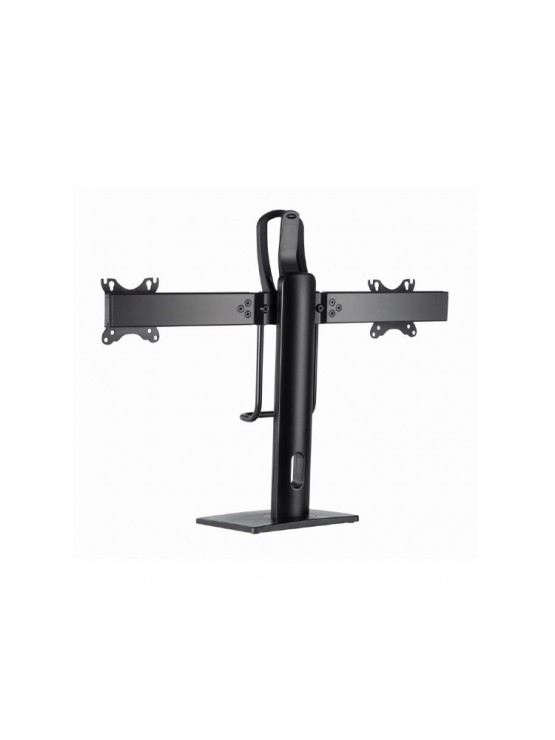 მონიტორის სადგამი: Gembird MS-D2-01 Double monitor desk stand height adjustable 17"-27"