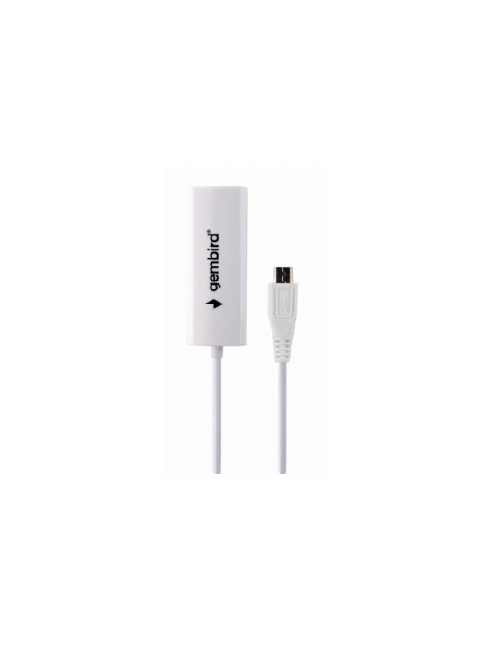 ადაპტერი: Gembird NIC-mU2-01 Micro USB2.0 LAN Adapter