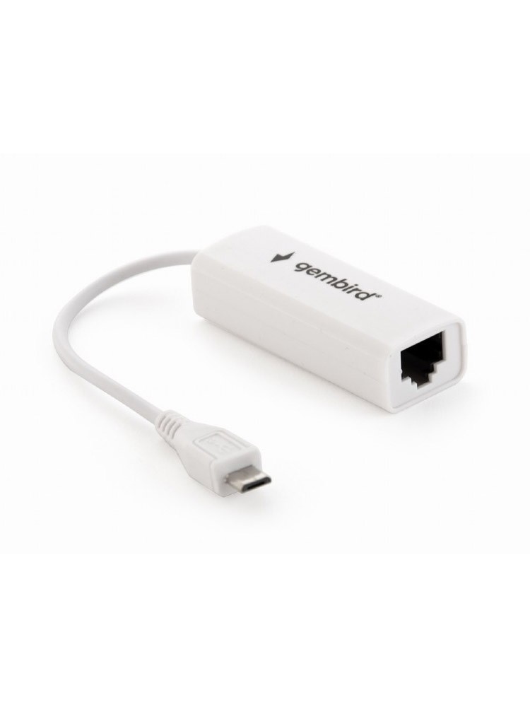 ადაპტერი: Gembird NIC-mU2-01 Micro USB2.0 LAN Adapter