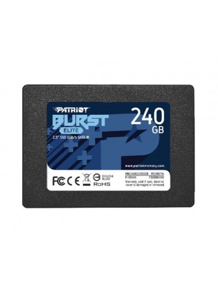 მყარი დისკი: Patriot  BURST ELITE SSD 240GB SATA3 2.5 - PBE240GS25SSDR