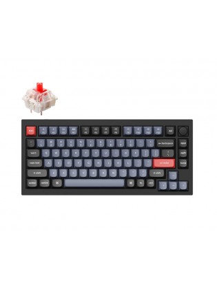 კლავიატურა: Keychron Q1 Red Switch Mechanical Wired Normal Profile QMK Custom Keyboard - Q1M1_KEYCHRON