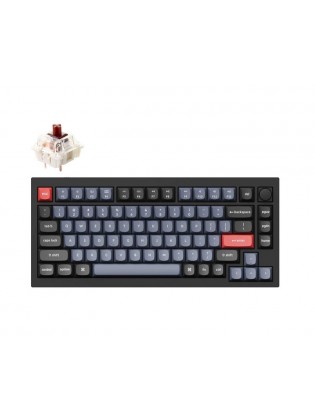 კლავიატურა: Keychron Q1 Brown Switch Mechanical Wired Normal Profile QMK Custom Keyboard - Q1M3_KEYCHRON