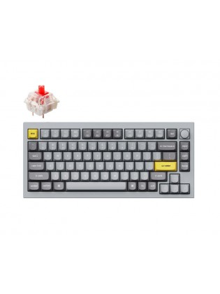 კლავიატურა: Keychron Q1 RedQ1N1_KEYCHRON Switch Mechanical Wired Normal Profile QMK Custom Keyboard - Q1N1_KEYCHRON