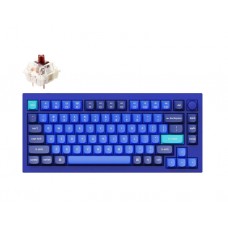 კლავიატურა: Keychron Q1 Brown Switch Mechanical Wired Normal Profile QMK Custom Keyboard - Q1O3_KEYCHRON