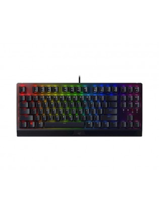 კლავიატურა: Razer BlackWidow V3 TKL Gaming Keyboard USB RU RGB Black - RZ03-03490700-R3R1