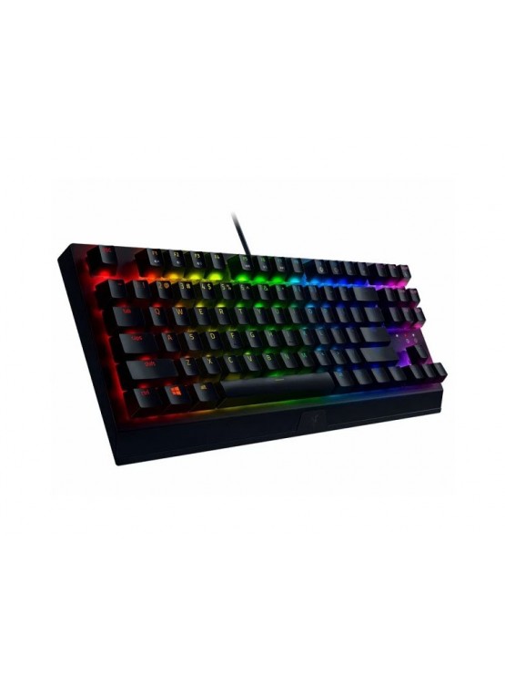 კლავიატურა: Razer BlackWidow V3 TKL Gaming Keyboard USB RU RGB Black - RZ03-03490700-R3R1