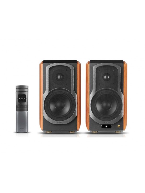 დინამიკი: Edifier S1000W 120W Optical Coaxial Bluetooth Wi-Fi Speaker Brown