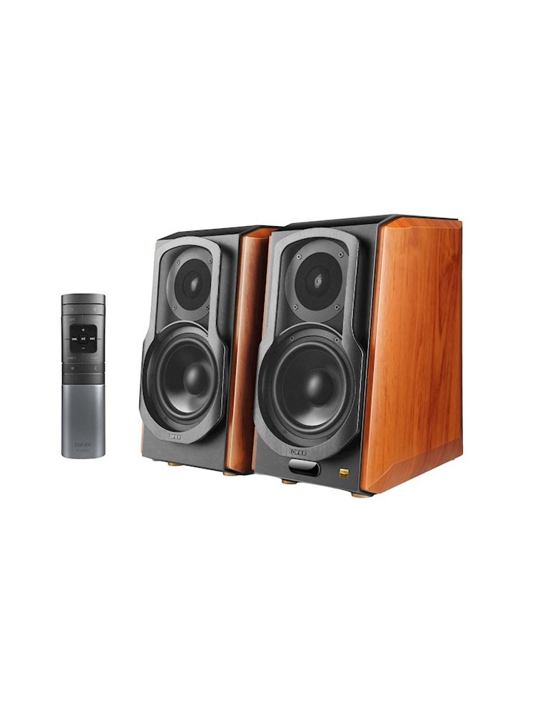 დინამიკი: Edifier S1000W 120W Optical Coaxial Bluetooth Wi-Fi Speaker Brown