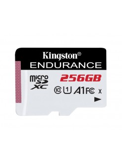 მეხსიერების ბარათი: Kingston 256GB High Endurance UHS-I microSDXC Card - SDCE/256GB