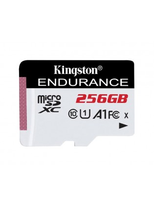 მეხსიერების ბარათი: Kingston 256GB High Endurance UHS-I microSDXC Card - SDCE/256GB