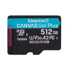მეხსიერების ბარათი: Kingston MicroSD Card 512GB Go Plus - SDCG3/512GB