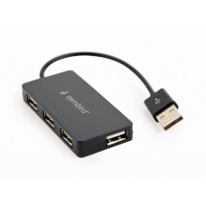 USB ჰაბი: Gembird UHB-U2P4-04 4-port USB hub black