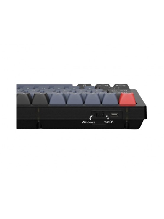 კლავიატურა: Keychron V2 K Pro Red Hot-Swap QMK Knob Wired USB EN/UKR RGB Frosted Black - V2C1_KEYCHRON