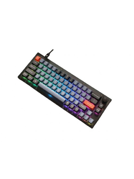 კლავიატურა: Keychron V2 K Pro Red Hot-Swap QMK Knob Wired USB EN/UKR RGB Frosted Black - V2C1_KEYCHRON