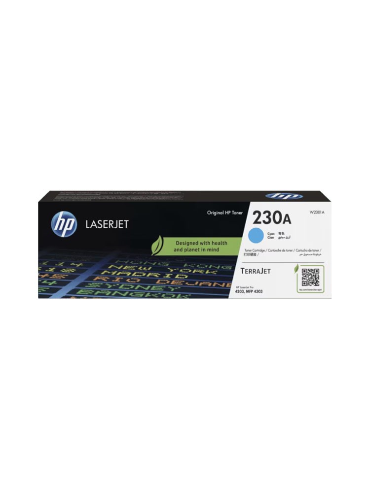 ტონერი: HP 230A Cyan Original LaserJet Toner Cartridge - W2301A