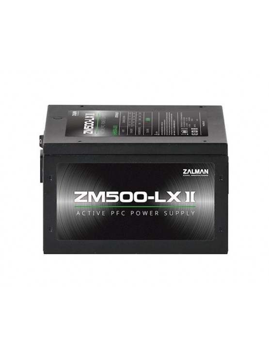 კვების ბლოკი: Zalman ZM500-LXII 500W ACTIVE PFC Power Supply