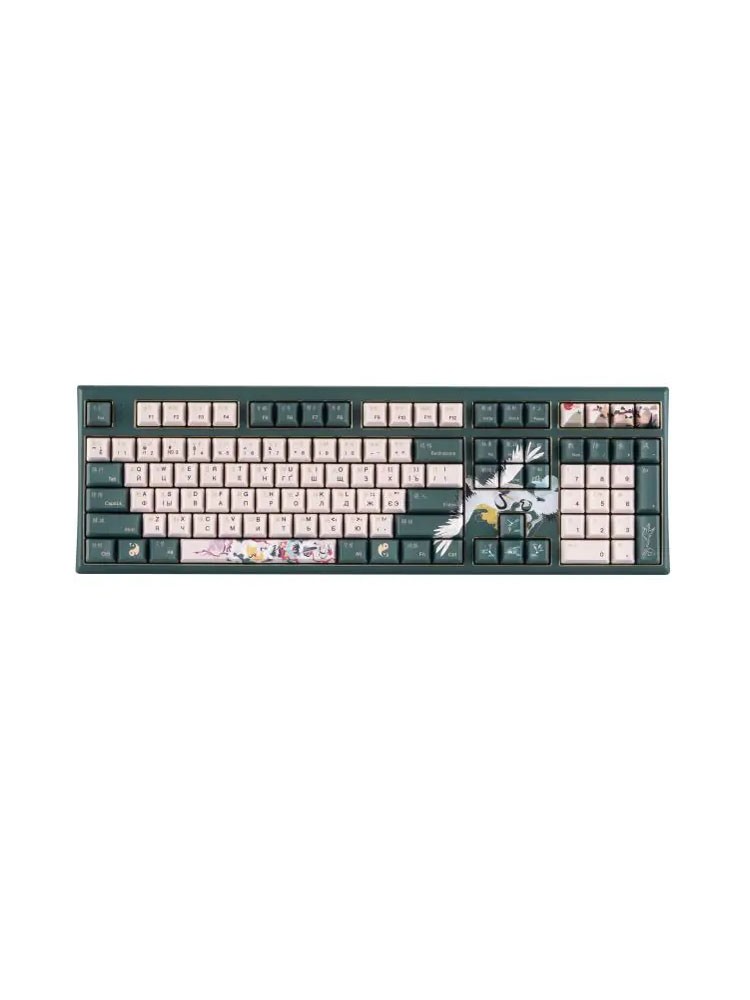 კლავიატურა: Varmilo Lure VBS108 Crane Cherry MX Red Mechanical Keyboard - A03A037D4A0A17A031