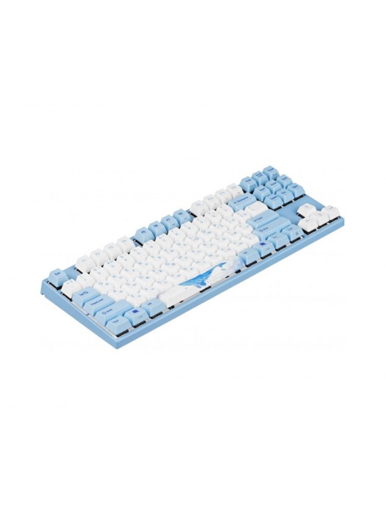 კლავიატურა: Varmilo VEM87 Sea Melody EC V2 Ivy UA Gaming Keyboard White/Blue - A33A038B1A3A17A033