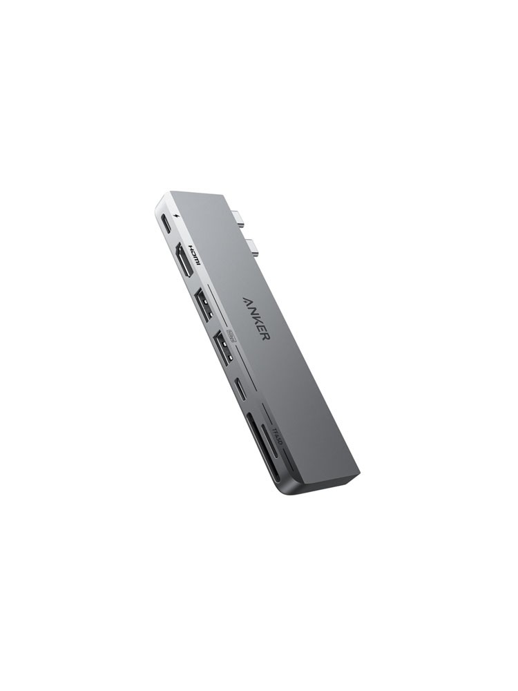 USB ჰაბი: Anker 547 7-in-2 USB-C Hub for MacBook Grey - A83540A1
