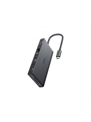 USB ჰაბი: Anker 552 9-in-1 USB-C Hub Black - A8373H11