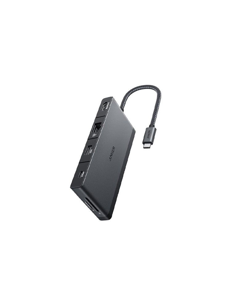 USB ჰაბი: Anker 552 9-in-1 USB-C Hub Black - A8373H11