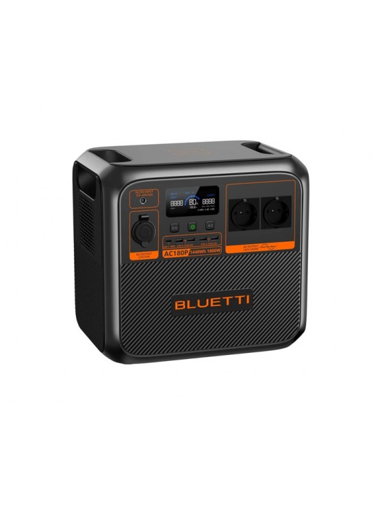 ელექტრო სადგური: Bluetti AC180P 1440Wh Solar Portable Power Station