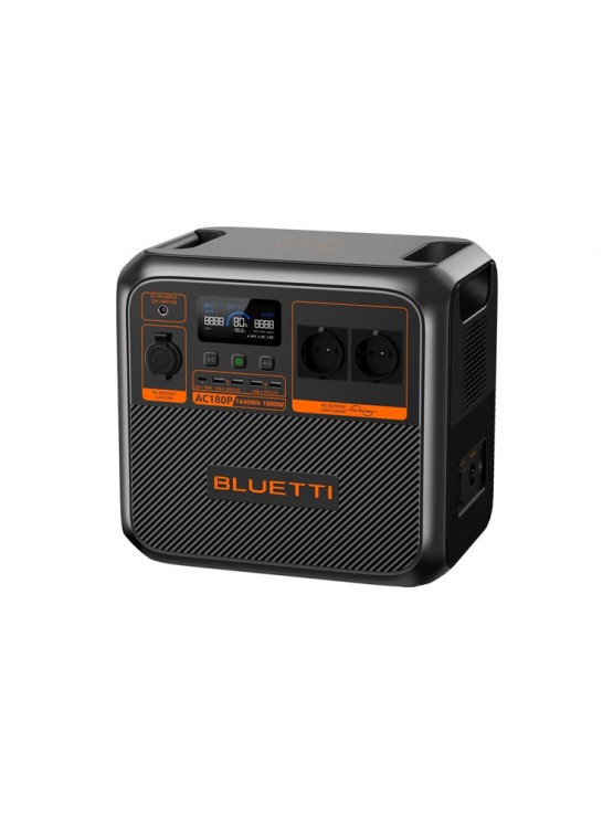 ელექტრო სადგური: Bluetti AC180P 1440Wh Solar Portable Power Station