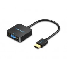 ადაპტერი: Vention ACPBB 1080P/60Hz HDMI to VGA Converter 0.15m Black