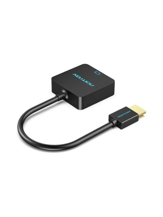 ადაპტერი: Vention ACPBB 1080P/60Hz HDMI to VGA Converter 0.15m Black