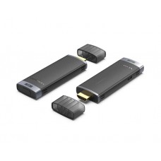 ადაპტერი: Vention ADCL0 USB-C 5GHz Wireless HDMI Transmitter and Receiver Black/Blue