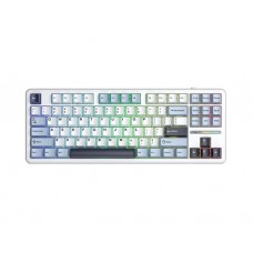 კლავიატურა: AULA F87 RGB Mechanical Gaming Keyboard Blue/White/Purple (Graywood V3 Switch)
