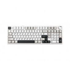 კლავიატურა: AULA F99 PRO Tri-Mode RGB Mechanical Keyboard Grey/White/Dark Grey (Star Vector Switch)