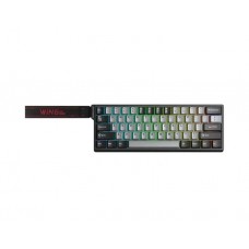 კლავიატურა: AULA WIN60 HE Pro RGB Mechanical Keyboard Light Grey/Dark Grey (Meteor Magnetic Switch)