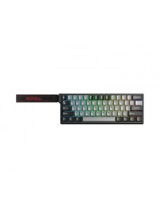 კლავიატურა: AULA WIN60 HE Pro RGB Mechanical Keyboard Light Grey/Dark Grey (Meteor Magnetic Switch)