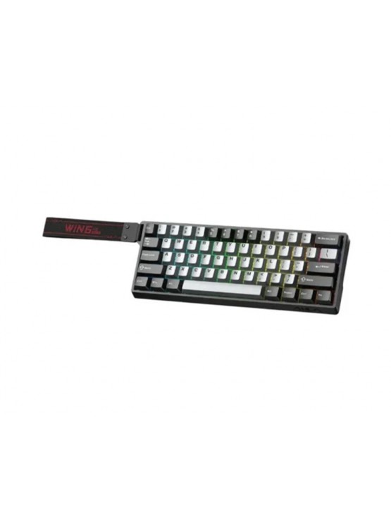 კლავიატურა: AULA WIN60 HE Pro RGB Mechanical Keyboard Light Grey/Dark Grey (Meteor Magnetic Switch)