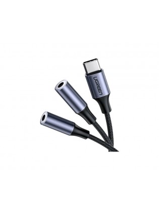 აუდიო ადაპტერი: UGREEN AV144 30732 Type C Male To Female Audio Cable 25cm Space Gray