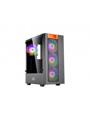 ქეისი: ALLX AX-G2045 4x120mm ATX Computer Case Black