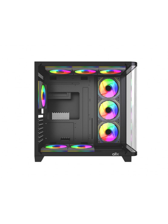 ქეისი: ALLX AX-G2731 3x120mm ATX Computer Case Black